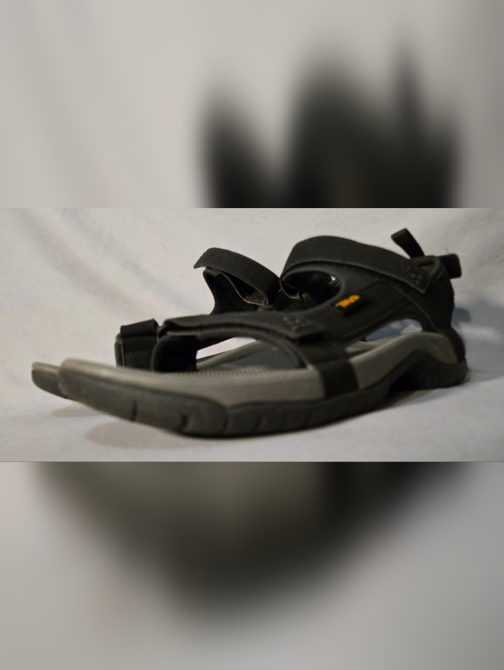 Teva Black and Gray Men's Sport Sandals